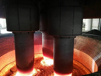 Industrial silicon electric furnace lining refractory masonry